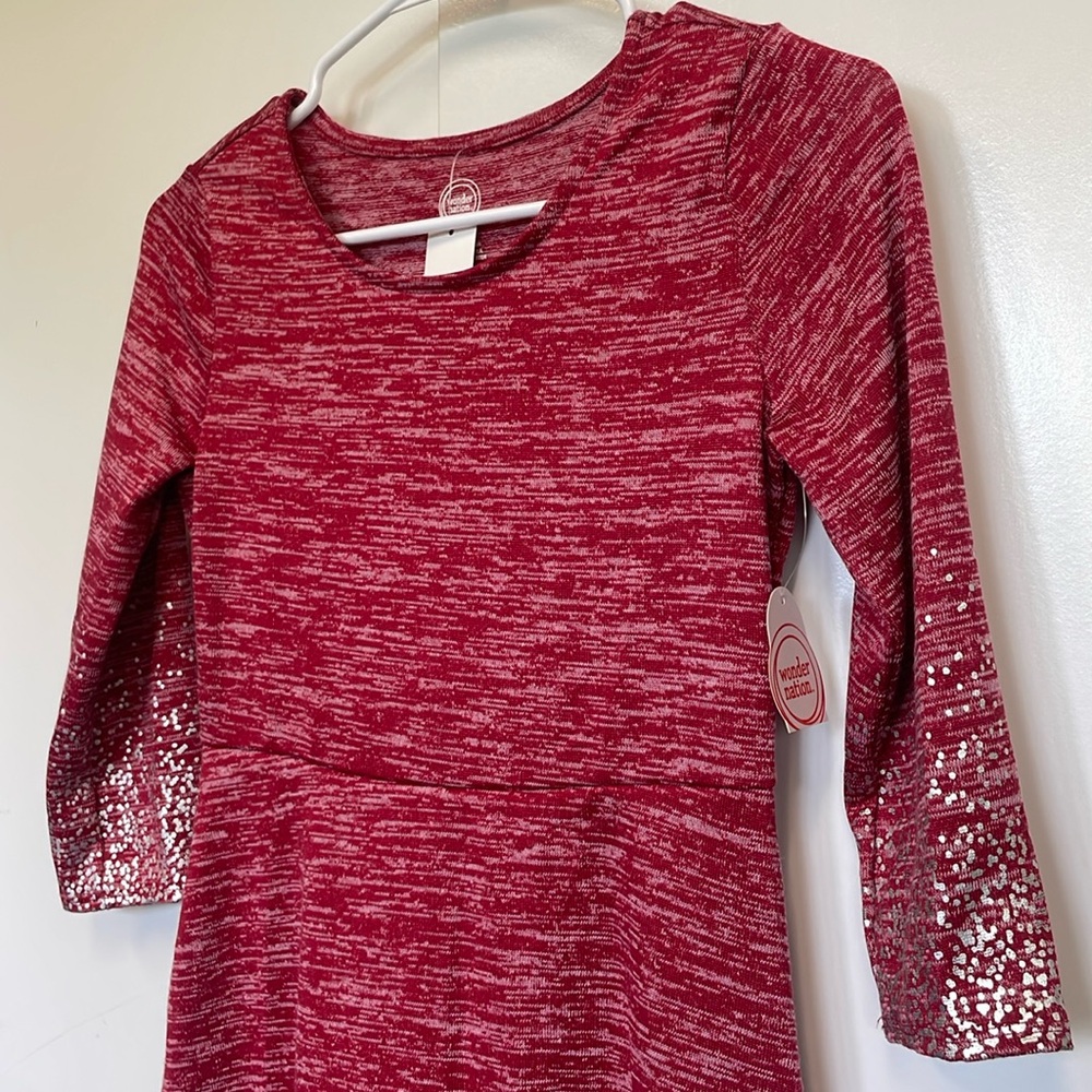 New Wonder Nation knit dress for holidays. Comfy, super soft. Large 14-16. Gift